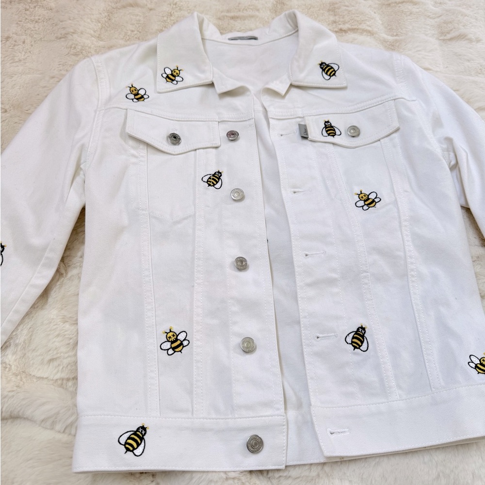 DIOR x KAWS Denim Jacket with Embroidered Details - Picture 6 of 16